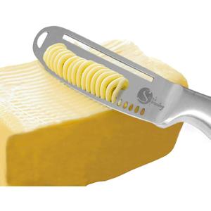 Simple preading Magic Butter Knife Spreader and Curler - Complete Your Kitchen Knives Set, Curl Your Butter with Ease 3 Different Ways