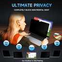 Mamol Privacy Screen for MacBook Pro 14 Inch (2021-2025, M1, M2, M3, M4, M5), MagicSuction Removable Vacuum Adsorption Anti Spy,Anti Glare Anti Blue Light Filter for Mac Laptop Computer