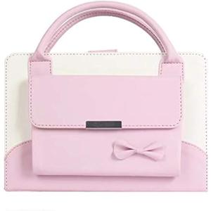 Albc Cute Case for iPad Mini 5 2019 / 5th Generation Mini / iPad Mini 4 / 3 / 2 / 1 - Smart Slim Handbag Leather Stand Cover with Auto Wake/Sleep Feature,Pink