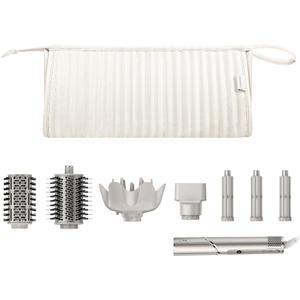 Dy son Air wrap Travel Case Hair Tools Travel Bag for Shark Flexstyle Carrying Case Portable Shark Hair Dryer Revlon Flat Curling Iron Organizer (Beige)