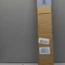 No Drill Blackout Cellular Shades for French Doors, 1 Pack, 30"x78", White