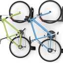 WALMANN BIKEPAL No Lifting Wall Mount Swivel Bike Rack, Vertical Bike Wall Hangers for Garage Space Saving Bike Storage Solution(2 Pack)