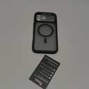 TOCOL for iPhone 17 Pro Max Case, Compatible with Magsafe, Full Camera Protection, Built-in Magnets, Translucent Matte for iPhone 17 Pro Max Phone Case 6.9 inch (Black)