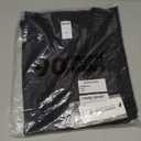 90 Degree By Reflex Mens Dry Fit Soft Crew Neck Long Sleeve Shirt Fitted Top (Large, Black)