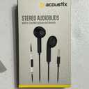 Acoustix Stereo Earbuds with In-Line Microphone and Remove