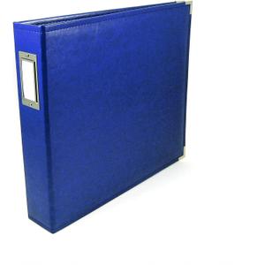 We R Memory Keepers 12x12 Photo Album Cobalt, Protect Memories and Photos, Soft, Acid-free Faux Leather, Classy Decorative Spine Label, Snag-free Rings, Includes 5 Page Protectors, Scrapbooking