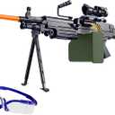 Gel Splat Blaster - 36 Inch Big Size - Rich Accessories - Fully Automatic and Manual Mode - 7.4V Rechargeable Battery - for Ages 15+, Large