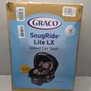 Graco SnugRide Lite LX Infant Car Seat, Lightweight Rear-Facing Seat for Babies 430 lb, 4-Position Adjustable Base, LATCH Installation & ProtectPlus Engineered, Studio
