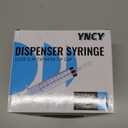 100 Pack 10ml Syringes Luer Lock with Cap, 10cc Syringe without Needle for Liquid, Individual Sterilized Wrapped