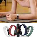 10 Pack Compatible with Fitbit Inspire 3 Bands,Soft Sport Bands Silicone Replacement Wristband for Fitbit Inspire 3 Tracker Smart Watch for Women Men