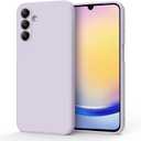 AK for Samsung Galaxy A25 5G Case, Stylish Slim Liquid Silicone Full-Body Protective Cover for Samsung Galaxy A25 5G Phone Case (Grass Purple)