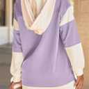 SHEWIN Jackets For Women Casual Long Sleeve Button Down Hoodies Shackets Womens Fall Fashion 2025 (Purple, M)