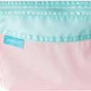 Pack All Water-resistant Material Zipper Pouch, Mesh Zipper Bag for Storage, Travel, Office (Small, Pink)