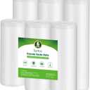 Syntus Vacuum Sealer Bags, 6 Pack 3 Rolls 11" x 20' and 3 Rolls 8" x 20' Commercial Grade BPA Free Bag Rolls, Food Vac Bags for Storage, Meal Prep or Sous Vide