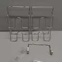 Tsnamay 22.75" The-Cabinet Pot Lid Organizer,Silver Cantilever Racking 304 Stainless Steel Pot Cover Support 4 Tier Pot Lids Holders