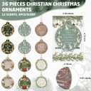 36 Set Christian Easter Bulk Gifts Religious Scented Hanging Ornament Easter Scent Sachet with Card Bag Bible Verse Decor for Secret Sister in Christ Gift Sunday School Women