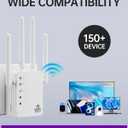 2026 WiFi Extender Signal Booster for Home, 10X Faster New Wireless Long Range Amplifier, Covers up to 13888 sq.ft, WiFi Repeater with Ethernet Port & EasyMesh, Easy Setup