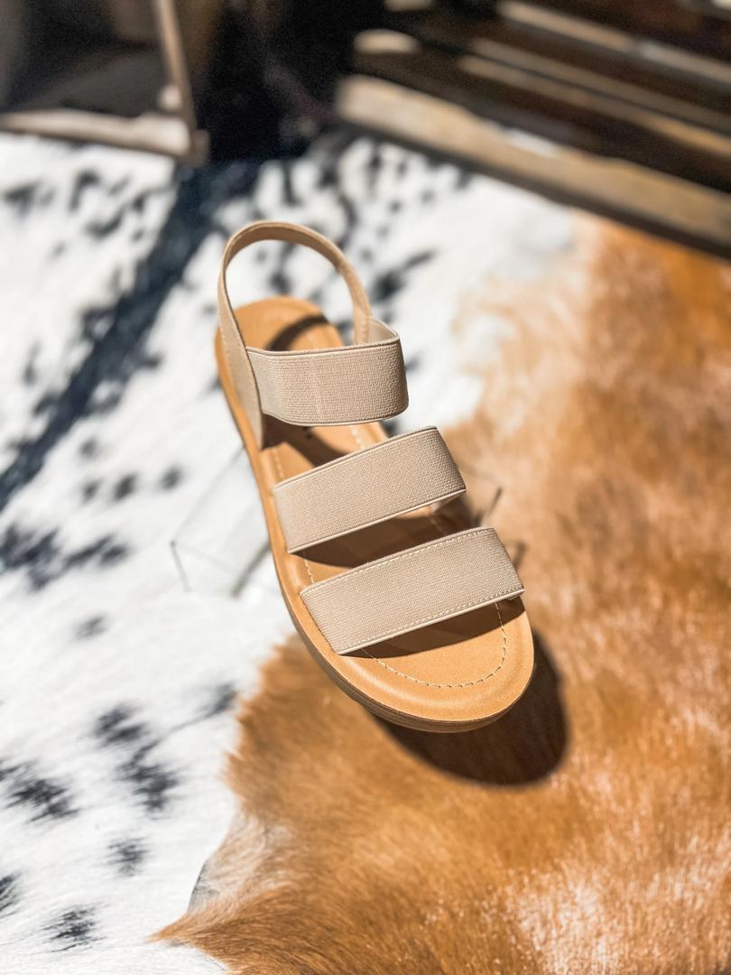 SODA SANDAL Tan Color Women's Size 9.5