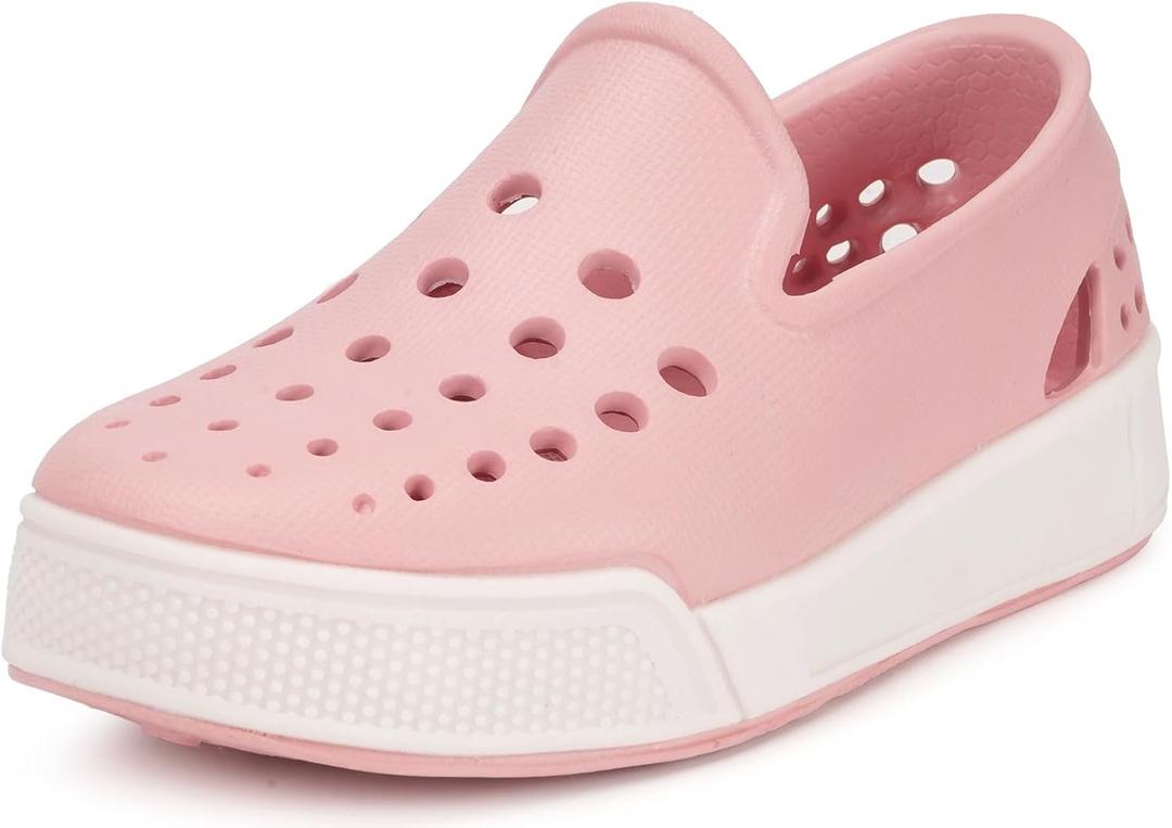 Girls Boys Toddler Kids Slip on Sneakers Quick Dry Water Shoes Beach Pool Swim Shoes Breathable Lightweight Sandals Indoor Outdoor (Little Kids/ Baby)(Pink 6-6.5 Toddler)