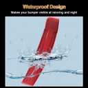 Rear Bumper Reflector Passenger Side Red Reflector Compatible with Mercedes Benz GL550 GL320 GL450 2007 2008 2009 1648201274 Right