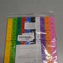 SpriteGru Math Linking Cubes, Set of 100 Math Cubes Manipulative Connecting and Counting Snap Blocks for Early Math and Construction, Educational Toy for Preschool, Kindergarten, Homeschool