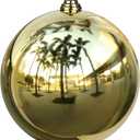 Christmas Ornaments Balls 7.08in Large Christmas Decorations Xmas Tree Shatterproof Big Gold Christmas Ball Ornaments with Hanging Loop for Wedding Holiday Halloween Party Indoor Outdoor Decor