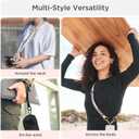 Posadina Phone Lanyard 2 in 1, Anti Theft Phone Strap Crossbody for Women, Adjustable Phone Wrist Strap