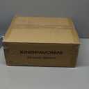 KingPavonini HDPS Shower Benches for Inside Shower to Sit on, Waterproof Shower Stool for Shaving Legs, 400LBS Shower Seat with Storage Shelf, Shower Chair for Inside Shower (Medium, White)