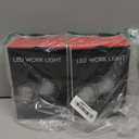 2PCS Cordless LED Work Light Compatible with Milwaukee 18v Battery,112W 11200 Lumens Battery Powered LED Flood Light Only, with USB & Type-C Charging for Emergency, Workshop, Outdoor