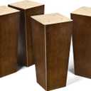 AORYVIC Wood Furniture Legs 6 inch Sofa Legs Square Couch Legs Universally Applicable Replacement Legs for Ottoman, Dresser, Easy to Install, Normal Size for U.S.Made and Other Furniture