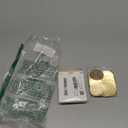 Zhengmy 50 Pcs Round Brass Tags, 1-1/4 Inch Diameter, Gold Blank Metal Stamping Key Brass Tags with Hole Engraving for Pets, Dogs, Plants, Doors