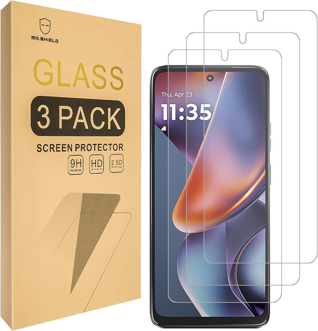 Mr.Shield Screen Protector compatible with Motorola Moto G (2025/2026) [Tempered Glass] [3-PACK] [Japan Glass with 9H Hardness]