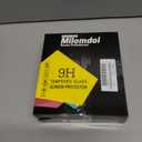 2 x Milomdoi 9 in 1 Screen Protector for Samsung Galaxy Z Fold 7, 3 Inside Flexible Film + 3 Front Tempered Glass + 3 Camera Lens Protector Accessories with Installation Frame (Black)