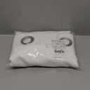 NICETOWN White Bedroom Curtain 72 inches Long - (50% Blackout) Grommet Sound Reducing Window Treatment Sound Reducing Privacy Thermal Drape Light Blocking for Living Room (1 Panel, W52 x L72)