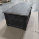 Signature Design by Ashley Tyler Creek Rustic Farmhouse Lift Top Coffee Table with Drawers, Brown & Black