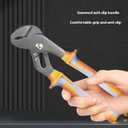 8 & 10-Inch Channel Locks Plier Set - Adjustable Water Pump Pliers for Plumbing & DIY Tasks