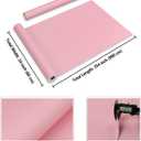 CRE8TIVE 24"x354" Large Size Pink Wallpaper Peel and Stick Modern Pink Contact Paper Self Adhesive Removable Waterproof Thick Durable Matte Pink Vinyl Film for Bedroom Kids Room Walls Countertops