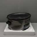 Crock-Pot Large 8-Quart Programmable Slow Cooker with Auto Warm Setting, Black Stainless Steel (Pack of 1)