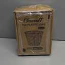 100 Count 9 oz Gold Plastic Cups, Disposable Cocktail Cups for Wedding & Party, Bulk Gold Plastic Tumblers, Fancy Disposable Party Cups for Cold Drinks