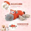 Abbylike 7 Pcs Halloween Dog Toys Set Candy Corn Rope Basket Puppy Toy Bundle with Squeaky Pumpkin Dog Chew Toy and Rubber Ball Fun Teeth Cleaning & Interactive Play for Small Medium Dogs