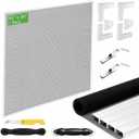 46" x 46" Window Screen Kit, 1-Pack Metal Frame Set, White