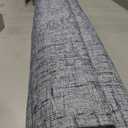 Sun Zero Seraphina Textured 100% Total Blackout Cordless Roman Shade, Blue, 23" W x 64" H