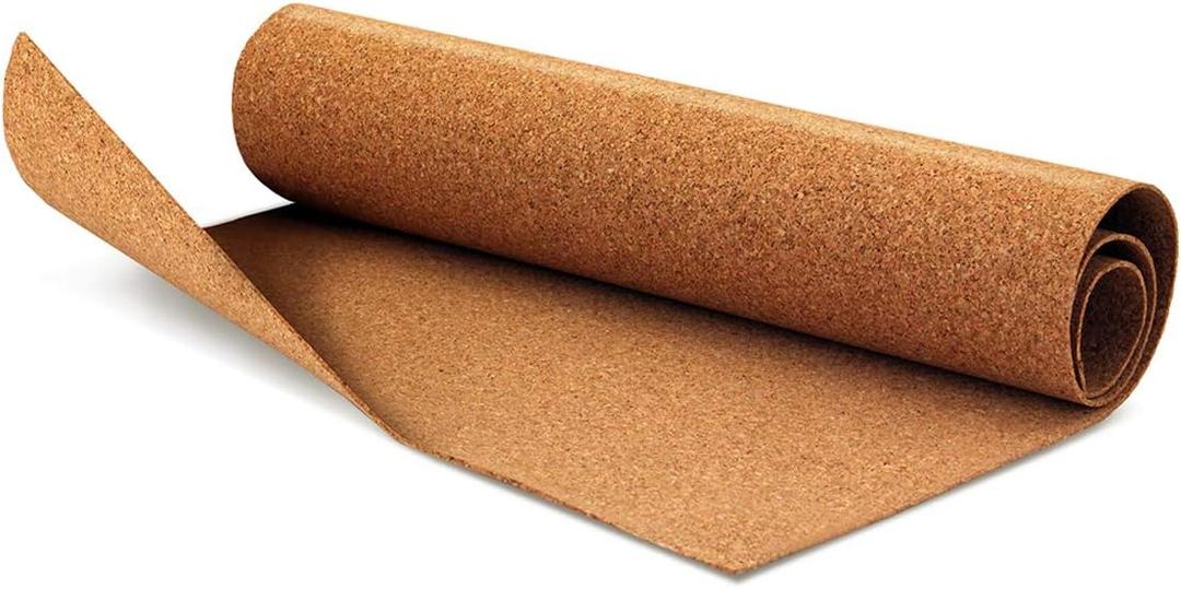 Hygloss Products Cork Roll - 2 mm Thick - 12" x 24", Brown - 6 Qty