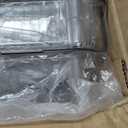 3 Tier Rolling Cart with Lockable Wheels, Clear Acrylic Utility Trolley with Handle, Heavy-Duty Storage Organizer for Kitchen Bathroom Nursery Laundry - Snack Book Craft Organizer (Clear)