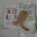 Benehair Side Bangs Clip in Bangs 100% Real Human Hair Curtain Bangs 10 inch Dark Blonde Remy French Bang Soft Thick Hair 15g with Invisible Clips for Women #27