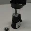 Upgraded Manual Ear Wax Removal Kit, 2-in-1 Water Tank Ear Irrigation Flushing System - Ergonomic Effort-Saving Button, One-Hand Operation, Soft Silicone Tips, Safe & Comfortable for Home Use (Dark Black)