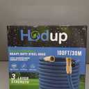 Garden Hose 100FT Water Hose with Nozzle,Flexible Lightweight Garden Hose for OutdoorUse, Watering, and Cleaning (Blue)
