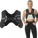 Weighted Vest for Women Men, Soft Iron, Reflective Strips, 5 LB