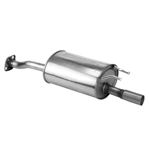 Stainless Steel Rear Exhaust Muffler + Gasket+ Bolt Kit for 2006-2011 Honda Civic 1.8L 2006-2011 Civic Hybrid 1.3L