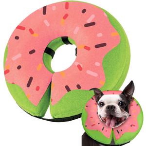 Gimars Inflatable Dog Cone Alternative Dog Donut Collar After Surgery, Soft Dog Neck Pillow Recovery Cone Collar, E Collar and Elizabethan Collar Alternative for Small and Medium Dogs